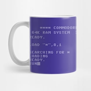 Commodore Boot Screen Disk Load Mug